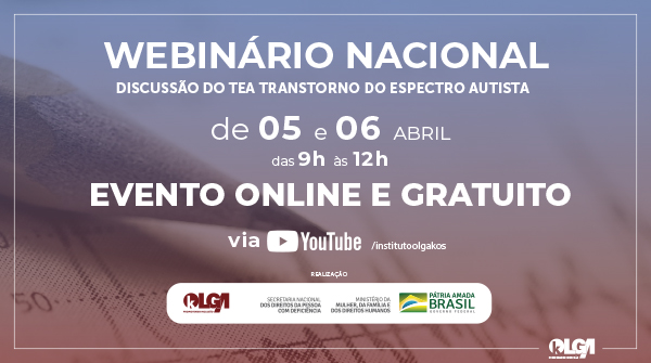 Transtorno do Espectro Autista será tema de Webinário do Instituto Olga Kos