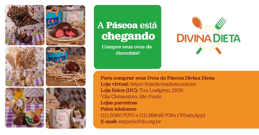 Instituto Jô Clemente (IJC) inicia a venda de produtos de Páscoa da linha de alimentos Divina Dieta