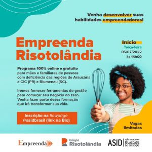 Empreendedorismo para mães e familiares de pessoas com deficiência em Araucária/PR