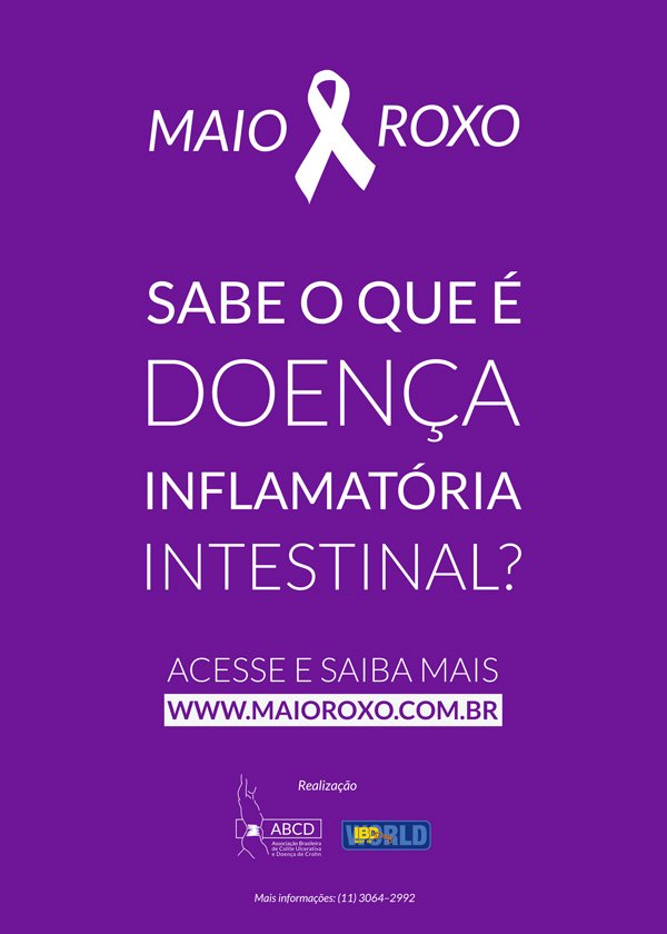 Maio Roxo - Saiba mais sobre as doenças inflamatórias intestinais