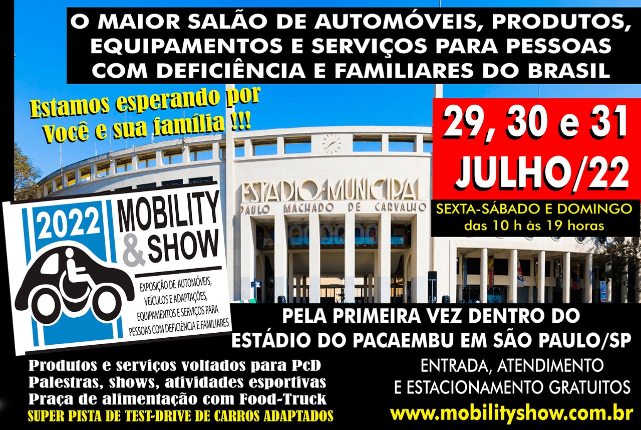 Em julho tem MOBILITY & SHOW em SP