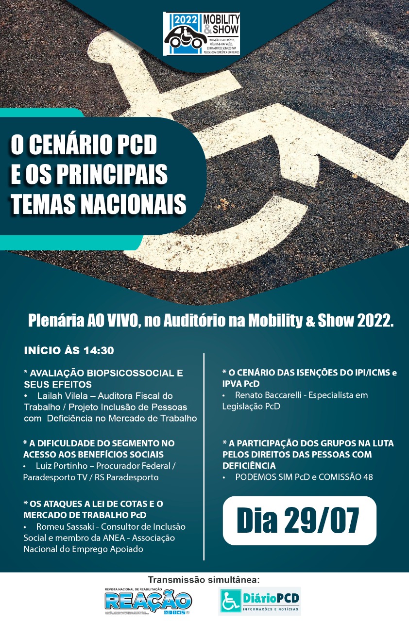 Mobility & Show 2022: O CENÁRIO PcD E OS PRINCIPAIS TEMAS NACIONAIS