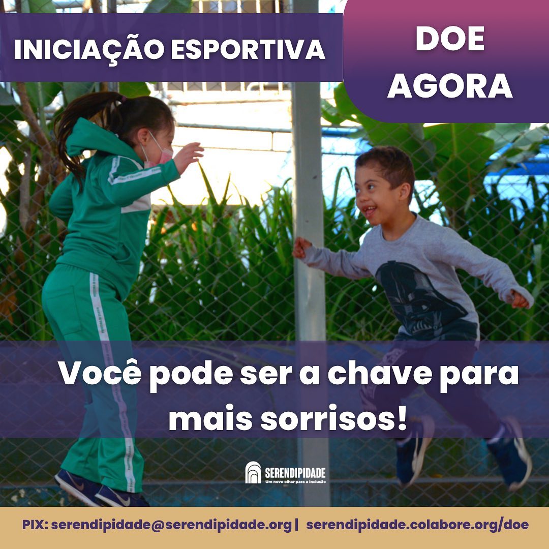 Vagas em SP para Projeto de iniciação esportiva para crianças com deficiência intelectual