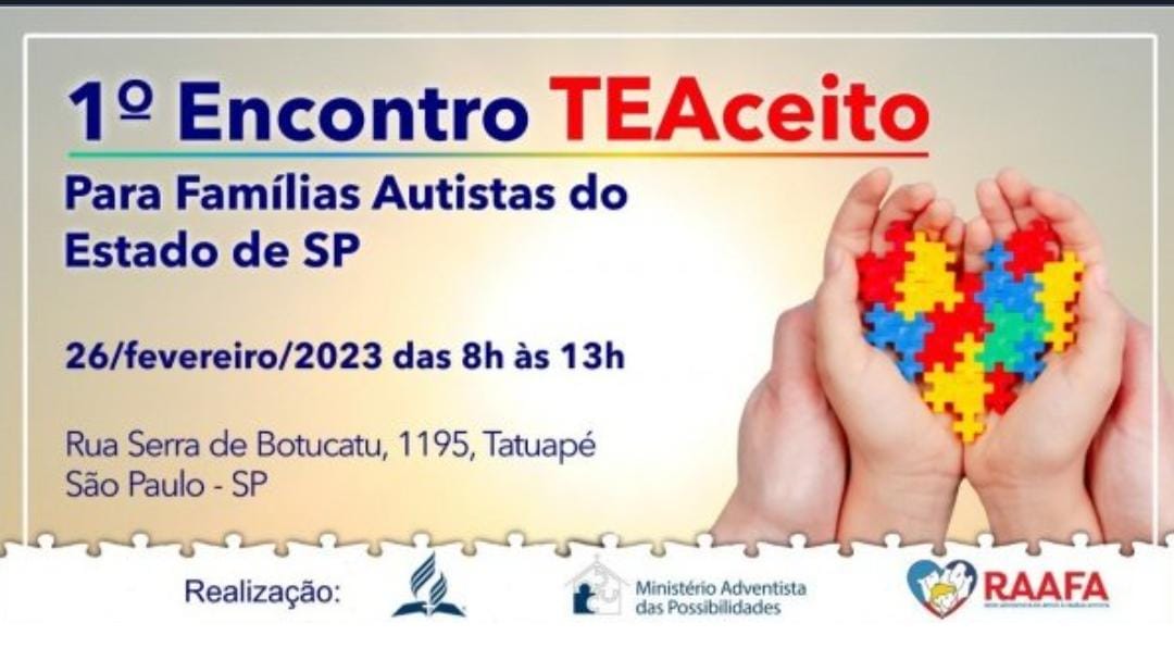 1º Encontro TEAceito para famílias autistas do estado de SP