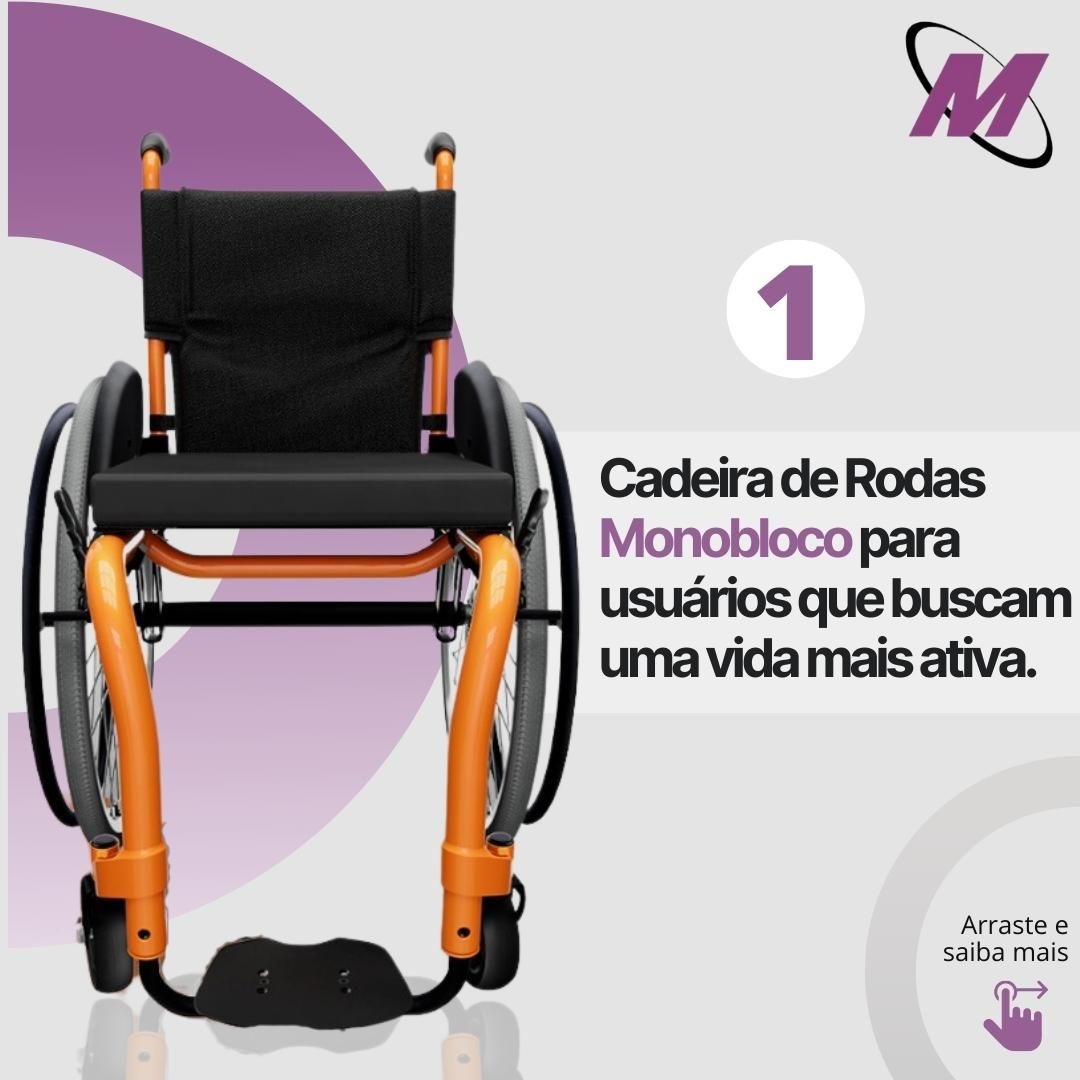 Cadeira de Rodas Monobloco New: a escolha ideal para quem busca qualidade e preço justo.