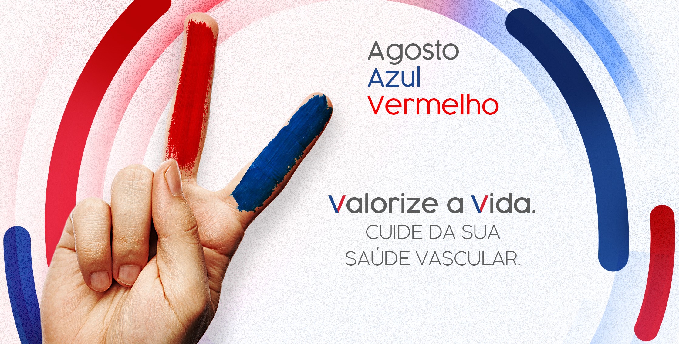 Agosto Azul e Vermelho marca a conscientização e cuidados com a saúde vascular