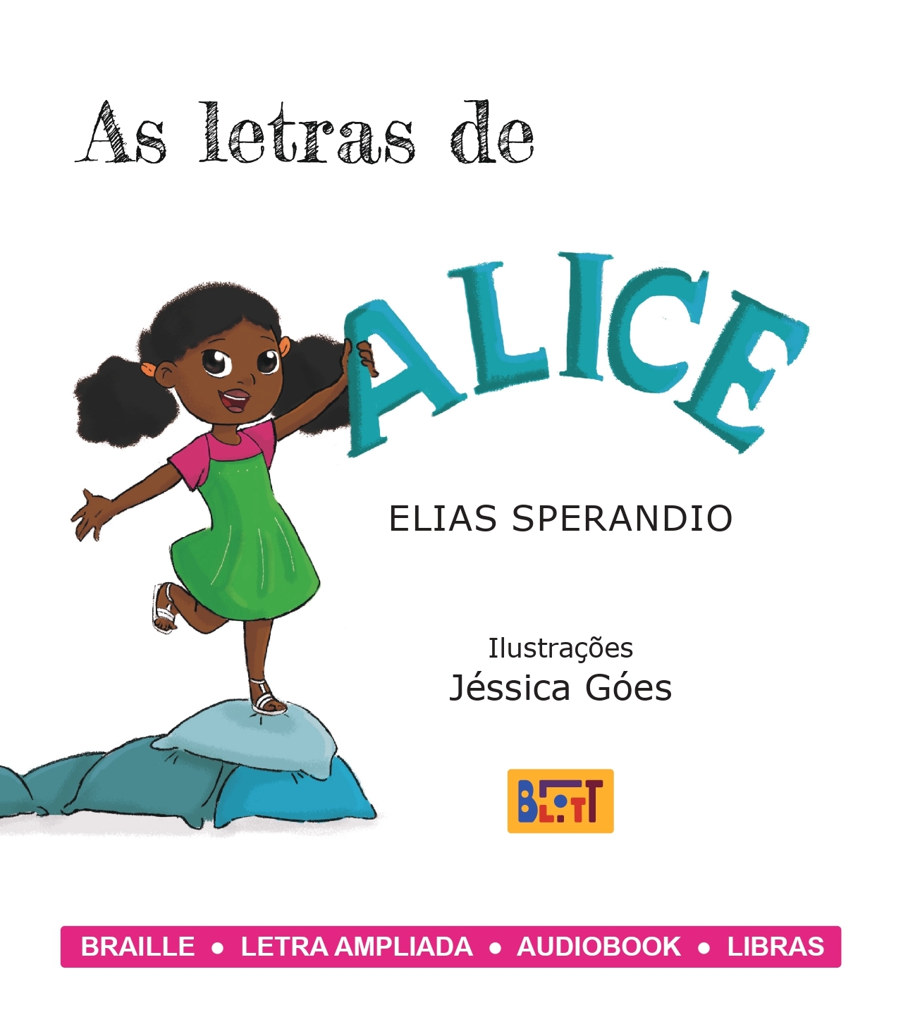 "As letras de Alice" livro infantil em braile e libras tem lançamento oficial neste sábado em SP