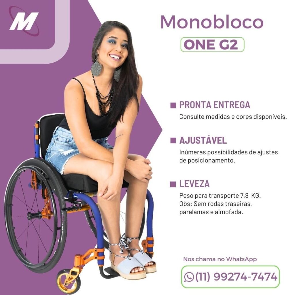 Move tem Cadeira Monobloco ONE G2 a pronta entrega