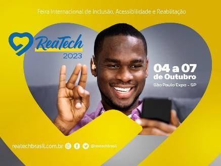 Reatech 2023, maior feira de tecnologia assistiva do ano, será aberta no dia 4 de outubro, no São Paulo Expo