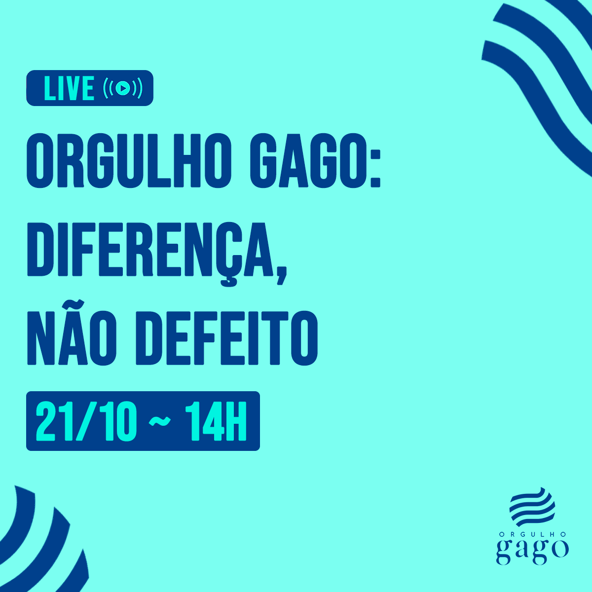 Orgulho Gago: Coletivo se une para debater novos olhares e perspectivas sobre a gagueira