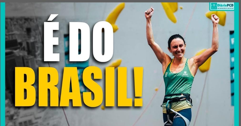 Brasileira conquista o mundo na paraescalada