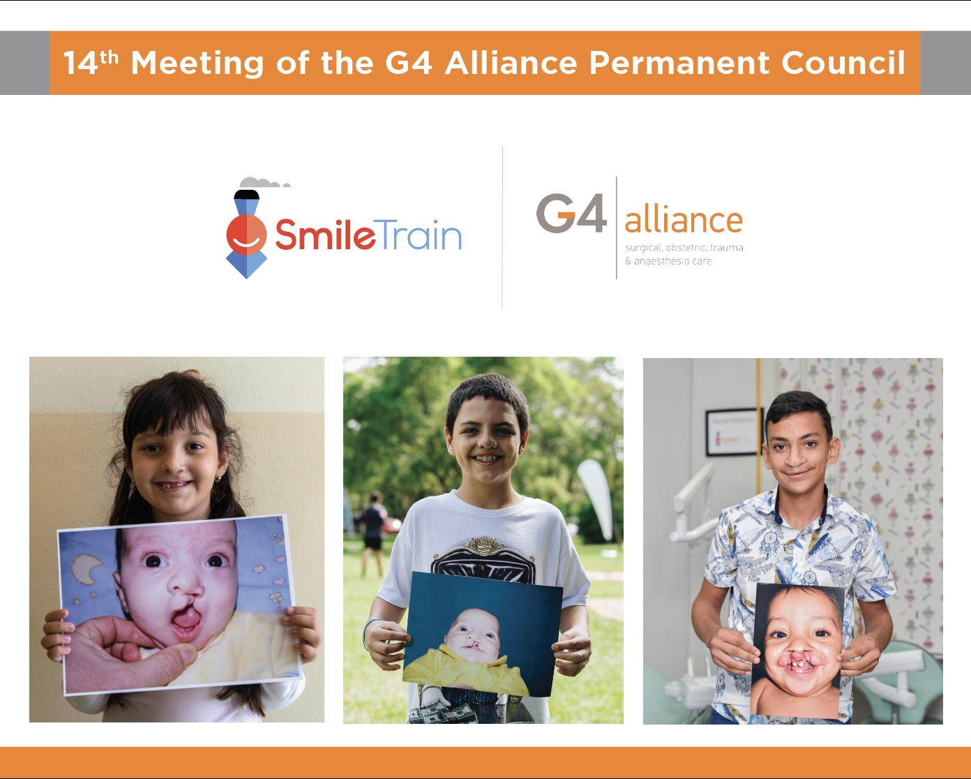 Bauru/SP sediará a 14ª Reunião do Conselho Permanente da Aliança G4, organizada pela Smile Train Brasil