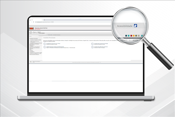 TJSP disponibiliza barra de acessibilidade para usuários do Portal e-SAJ