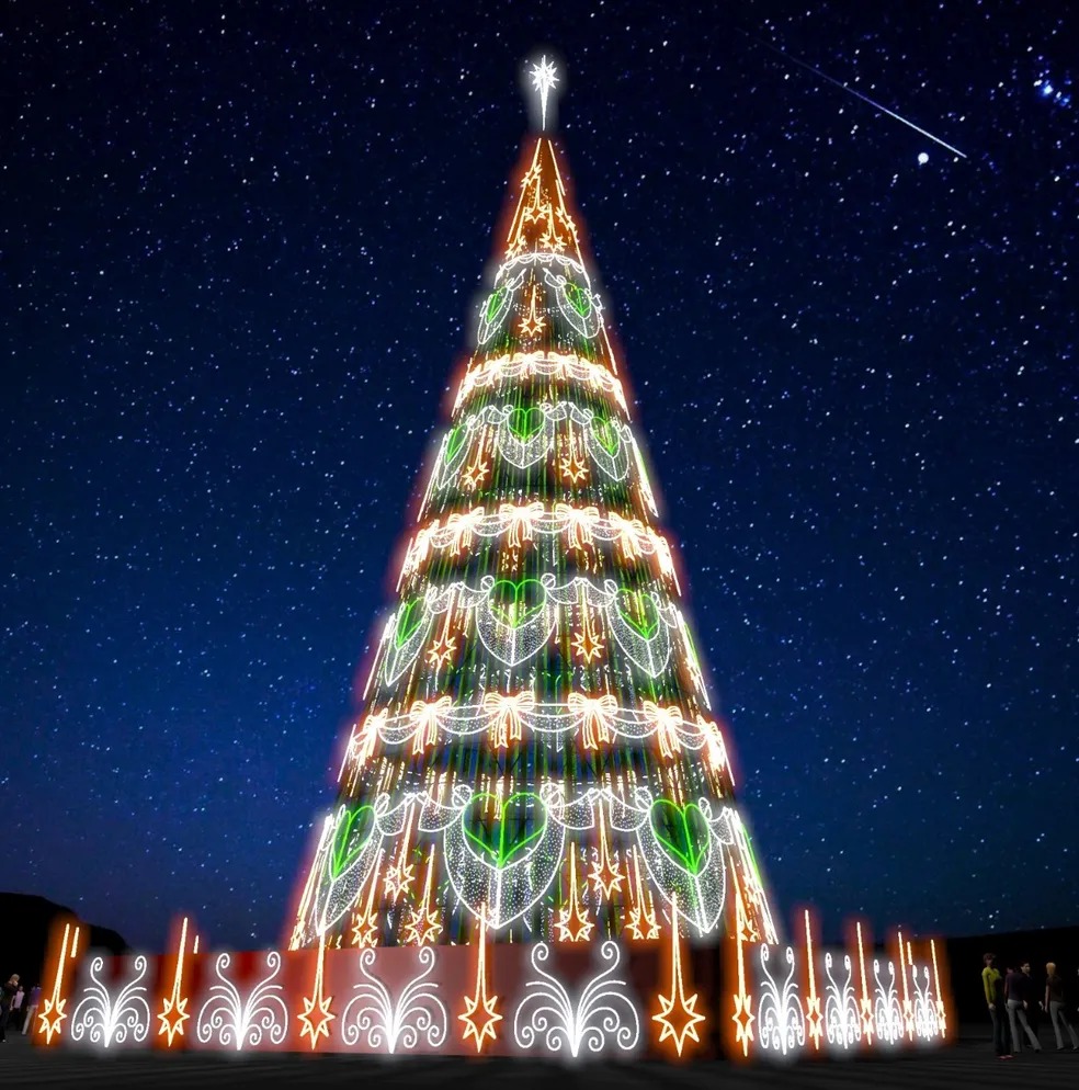 No Rio de Janeiro, árvore de Natal da Lagoa terá programação com acessibilidade