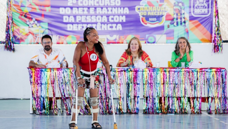 Recife vai escolher Rei e Rainha com deficiência visual do Carnaval de 2024