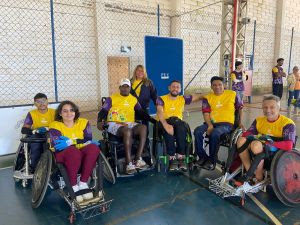 Dia da Mulher: Igualdade em quadra com time misto de Rugby em Cadeira de Rodas