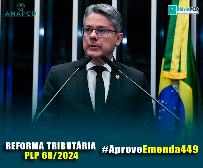 Alessandro Vieira apresenta emenda na Reforma Tributária para manter direitos das pessoas com deficiência