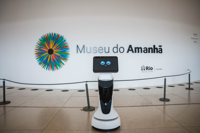 Museu do Amanhã traz novidades em acessibilidade e uma robô recepcionista