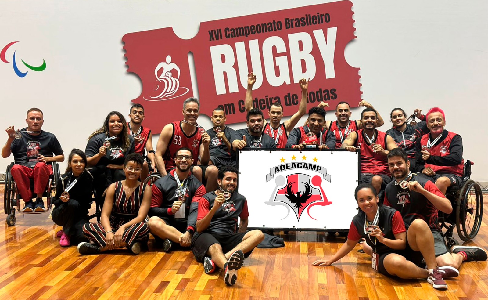 ADEACAMP conquista bronze no Brasileiro de Rugby em Cadeira de Rodas