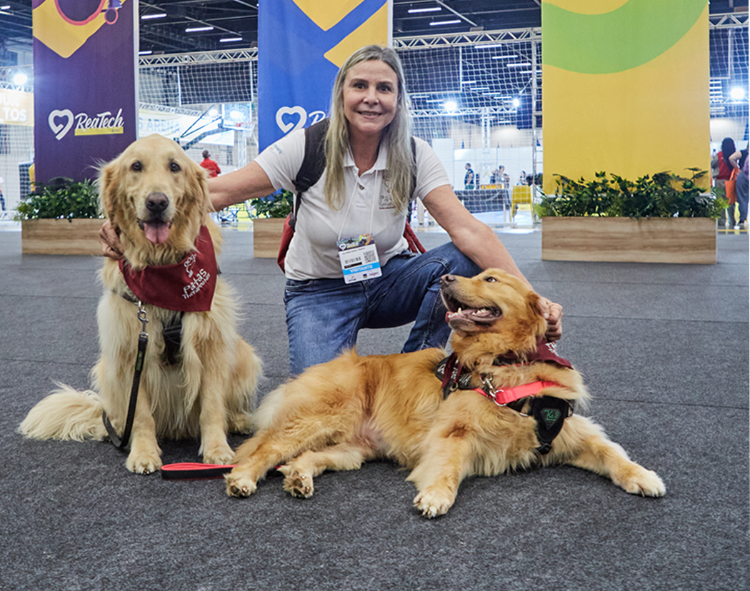 Tratamento Assistido por Animais tem destaque na programação da 19ª Reatech + Expo Brasil Paralímpico