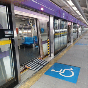 Acessibilidade: equipamentos presentes em trens e estações visam acolher e atender pessoas com deficiência