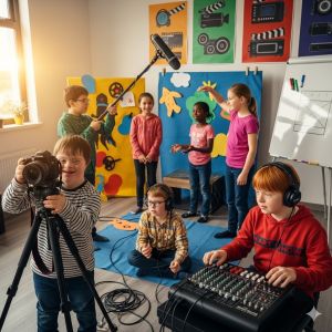 Oficina de audiovisual gratuita promove inclusão de crianças com deficiência