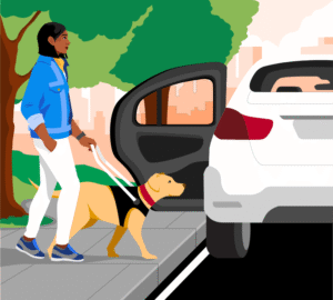 Uber lança ferramenta de autoidentificação para usuários com cão-guia