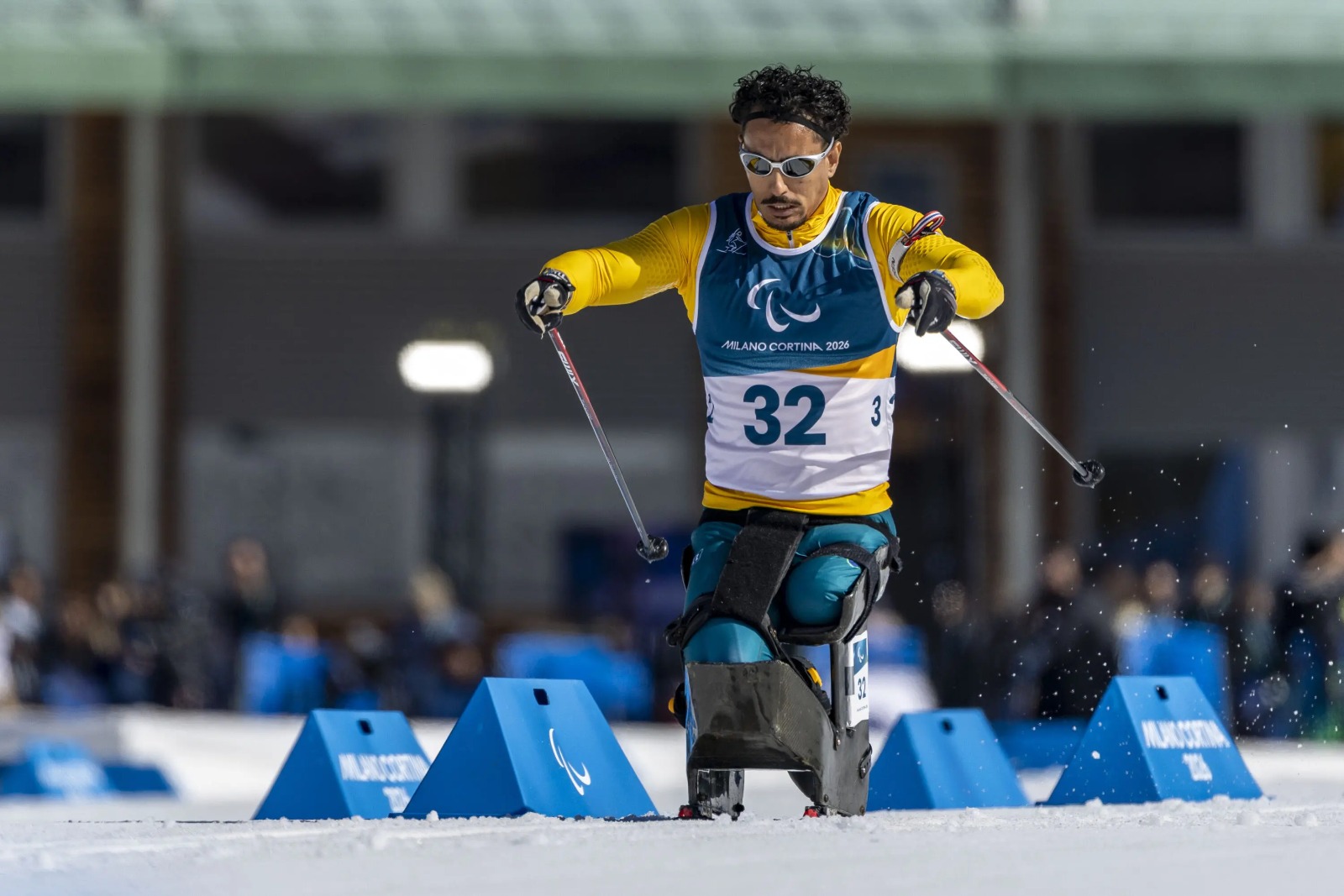 Guilherme Rocha é o melhor brasileiro no biatlo no 2º dia de disputas
