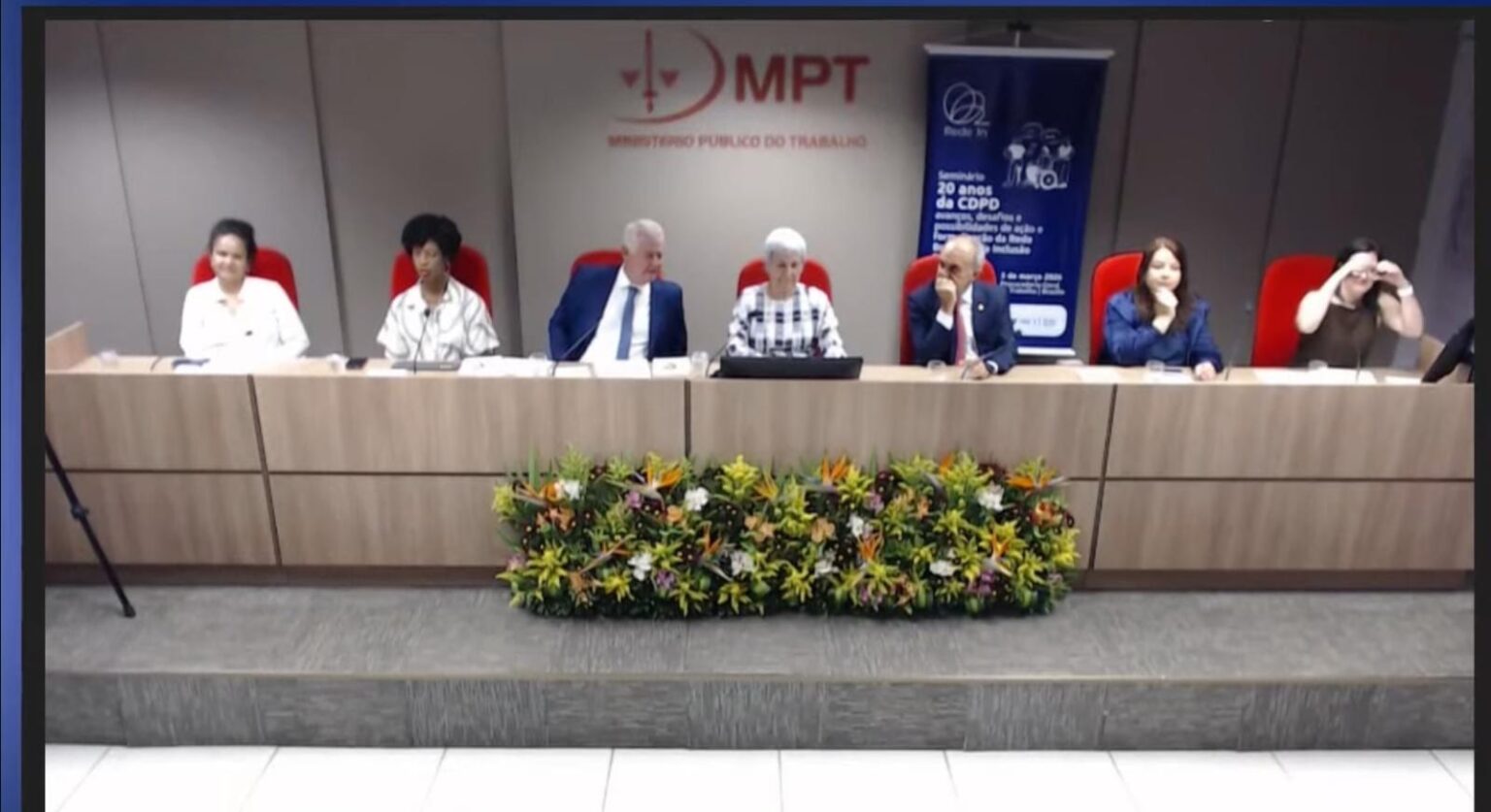 Seminário marcou os 20 anos da CDPD e a formalização da Rede In