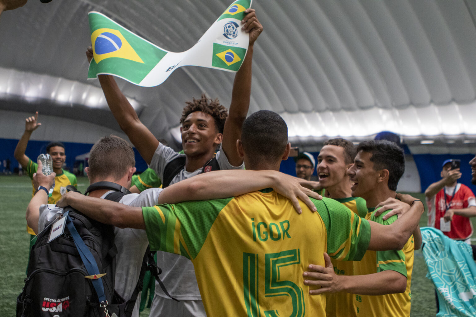 Brasil cai no grupo dos anfitriões franceses nas Copa Mundial de Futebol Unificado