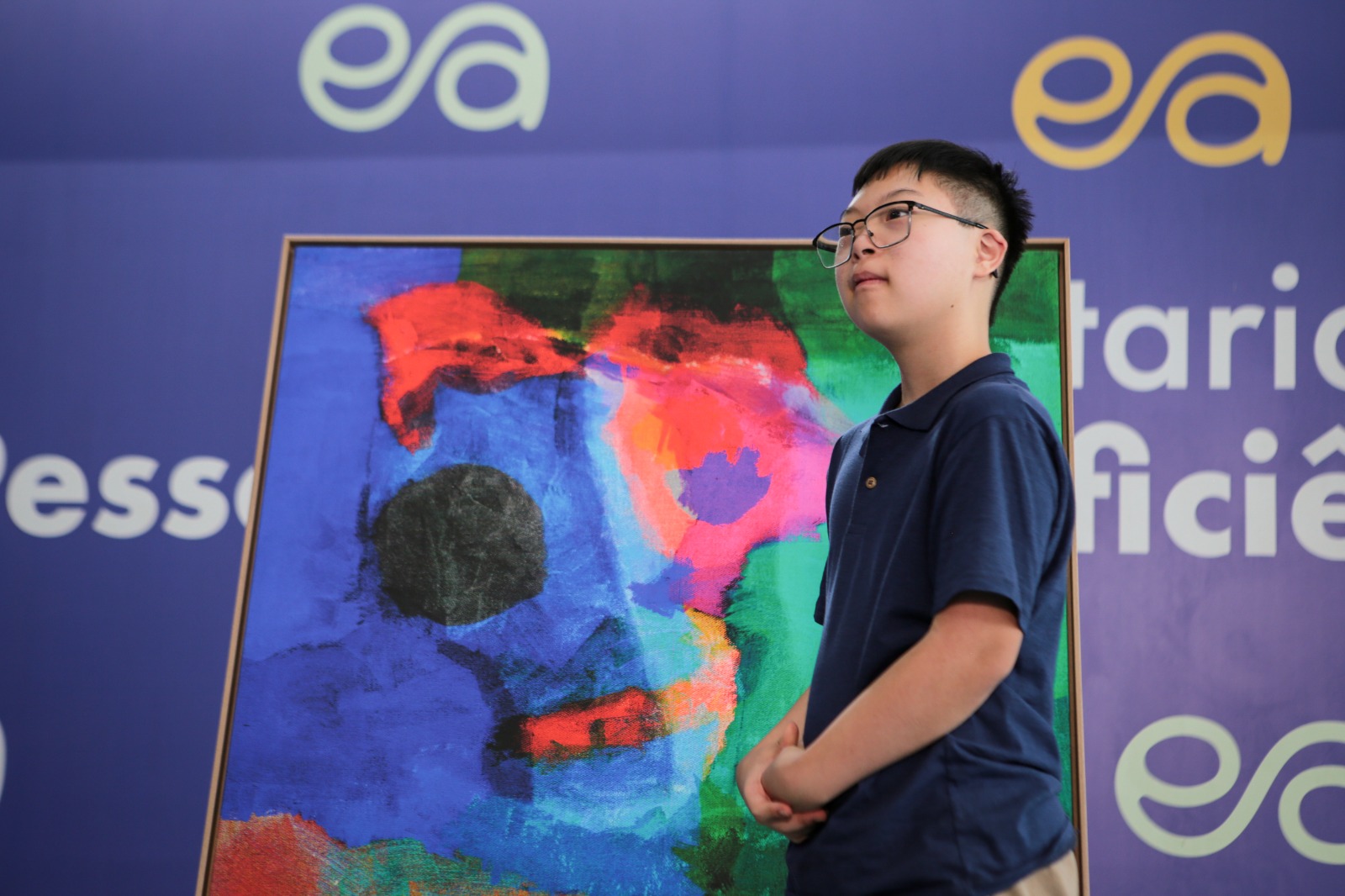 Museu da Inclusão recebe exposição Arte, Harmonia&Paz do jovem artista Henrique Yasuhiro