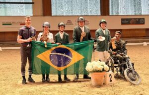 Hipismo brasileiro é vice-campeã por equipes em Internacional de paradestramento na Itália