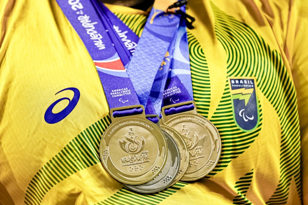 Brasil tem mais de 200 pódios e supera a marca dos 100 ouros nos Jogos Parasul-Americanos em Valledupar