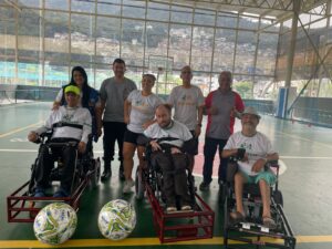Rocinha Sobre Rodas retoma treinos para o Brasileiro de Power Soccer