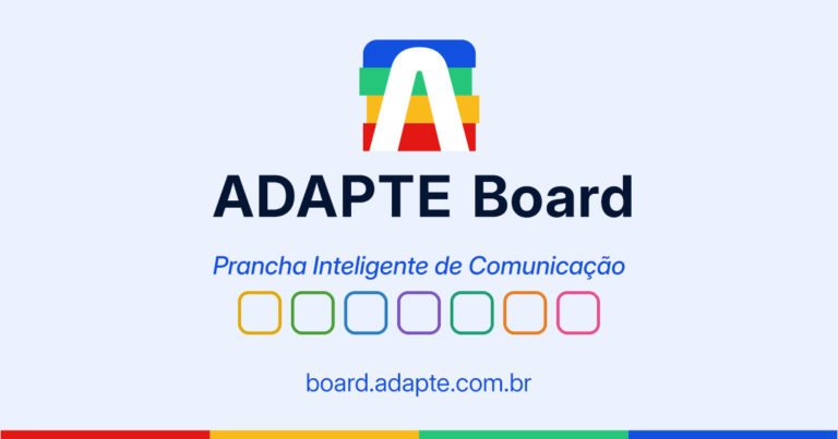 Professor faz apelo para divulgação do ADAPTE Board: prancha gratuita de comunicação com cartões coloridos de pictogramas